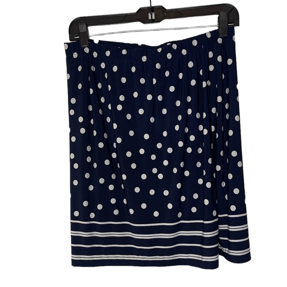 Susan Graver Ploka dot skirt size S